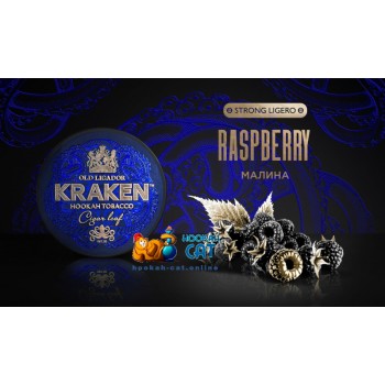Заказать кальянный табак Kraken Raspberry L05 Strong Ligero (Кракен Малина) 100г онлайн с доставкой всей России - фото 1